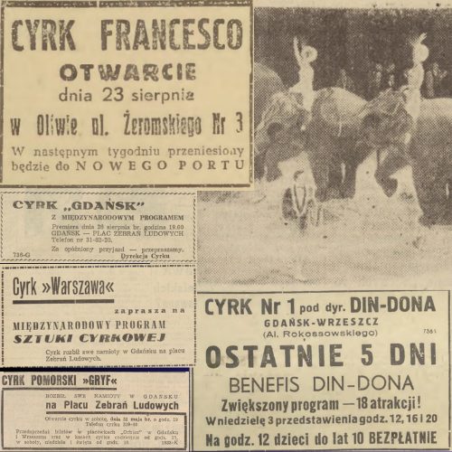 Cyrk w Gdańsku w XX wieku, czyli co działo się w wielkich namiotach